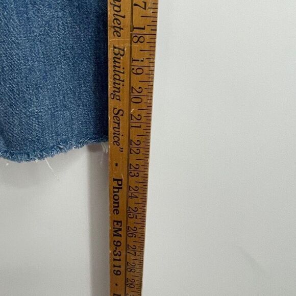 Frame Denim Arrington High Rise Le Nouveau Straight Distressed Jeans Size 25 - Picture 8 of 11